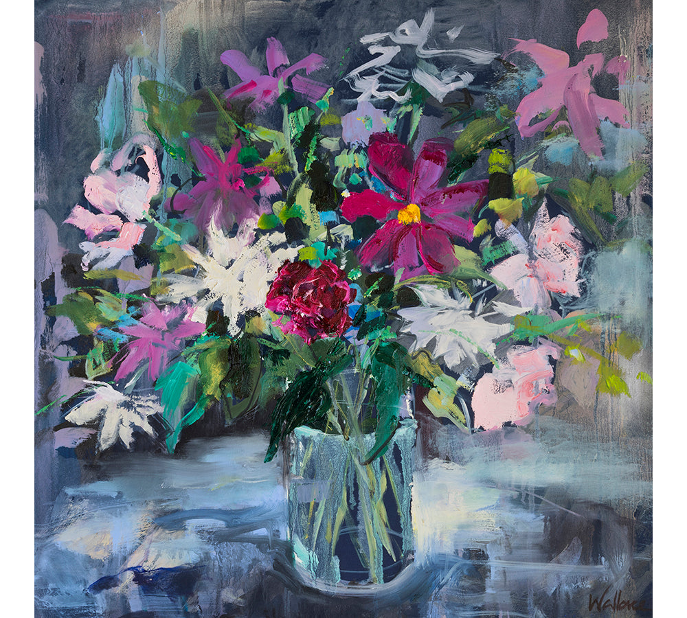 Pink and White Blooms