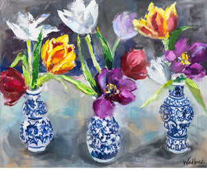 Tulips and Chinese Porcelain