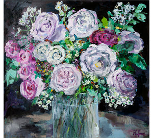 English Roses in Glass no2
