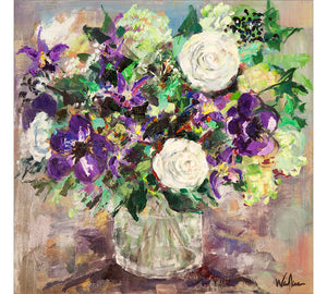 Roses, Anemones and Clematis