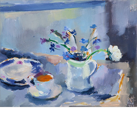 Study for Still Life with Cornflowers